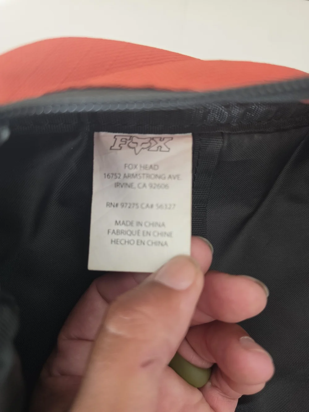 FOX Moto-X Black & Red Backpack for Men